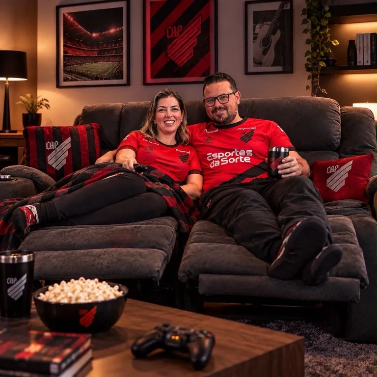 SOFÁ PARA ASSISTIR OS JOGOS